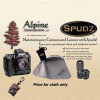 Alpine Innovations Spudz the most Convenient Micro-Fiber Cleaning Cloth, Standard 6" x 6".