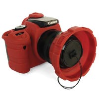 Camera Armor Protection System, Red Color, for Canon Rebel XTI SLR Camera