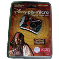 Disney Pix Click Pirates III, Digital Camera with 1.1" LCD, 2x Digital Zoom, Blue