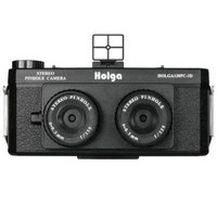 Lomography Holga 120PC-3D Stereo Pinhole Camera with Standard Tripod Mount