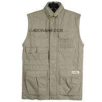 Domke PhoTOGS Convertible Jacket/Vest, Extra-Extra Large (54-56), Khaki.