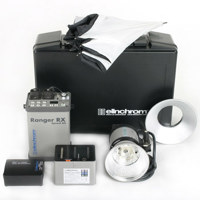 Elinchrom Ranger RX 1100ws Battery Operated Power Pack Kit, with Freelight A Lamphead, Battery, Charger, Sync Cord, Varistar Set & Power Pack Case