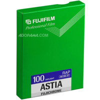Fujifilm Fujichrome Astia RAP 100F Color Slide Film ISO 100, 4 x 5", 10 Sheets, Transparency