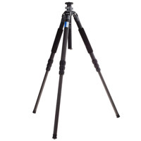 Flashpoint F-1128 Carbon Fiber Tripod, 4 Section Leg Set, Supports 9.9 lbs., Maximum Height 55".
