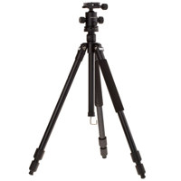 Flashpoint L100 3 Section Aluminum Tripod, Ball Head & case