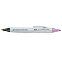 Itoya DH-40 Doubleheader Permanent Ink Marker Pen, Black Ink One End, Purple Ink the Other, Bullet-tips