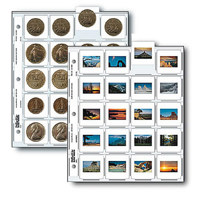 Print File Archival 35mm Slide Pages Holds Twenty 2" x 2" Mounted Transparencies, Top Loading, Pack of 100