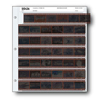 Print File Archival 35mm Size Negative Pages Holds Seven Strips of Six Frames, Pack of 25