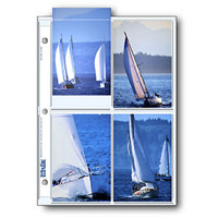 Print File Archival Photo Pages Holds Eight 3 1/2" x 5 1/4" Prints, Pack of 25