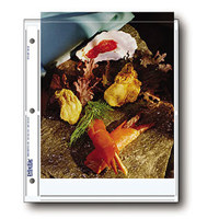 Print File Archival Photo Pages Holds Two 8" x 10" Prints, Pack of 25