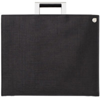 Prat Paris Preference, Multi Ring Presentation Portfolio Case with Ten 14" x 17" Cristal Laser Sheet Protectors, Cover Color: Black.