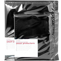 Pina Zangaro 3-Hole Polyester Sheet Protectors 11" x 8.5", Pack of 10 Sheets
