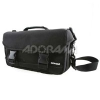 Adorama Model GB7 Camera & Camcorder General Gadget Bag, with Shoulder Strap, Black.