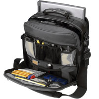Adorama Commander Model Camera & Notebook System Bag, Gray, Water-Resistant Nylon, for 15" Diagonal Notebooks.