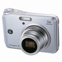 General Electric A950 Digital Camera, 9.1 Megapixels, 5x Optical Zoom, 5.7x Digital Zoom, 2.5" LCD Display, Silver
