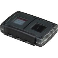 Gepe Extreme Card Safe for 4 Memory Cards (CF, SC, SM, MS, MMC) Polyethylene, Onyx