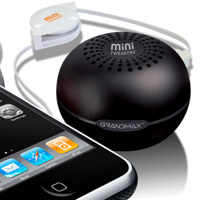 Grandmax Mini Tweakers Portable Palm-Size Speakers for iPod / Mp3 Players and Laptops