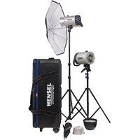Hensel Integra Pro Kit Power Factory 1000, with 2 Integra Pro 500 Monolights & Accessories, 1,000 Total Watt Seconds.