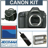 Canon EOS-5D Digital SLR Camera Body Kit, - USA Warranty with 8GB CF Memory Card, Spare BP-511 Lithium-Ion Battery, Camera Case. Digital Remote Release