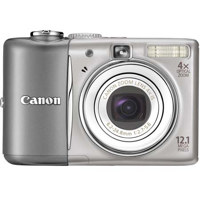 Canon Powershot A1100 IS Digital Camera, 12 Megapixels, 4x Optical Zoom, 2.5" LCD Display, Gray