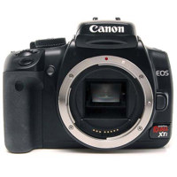 Canon Digital Rebel XTi SLR Camera Body Kit, 10.1 Megapixels, U.S.A. Warranty - Black Finish
