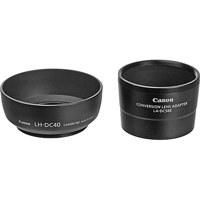 Canon LAH-DC20, 58mm Conversion Lens Adapter & Lens Hood Set for the PowerShot S2-IS, S3 IS and S5 IS Digital Cameras.