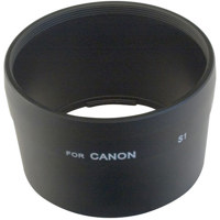 Adorama Metal 52mm Conversion Lens Adapter for the Canon Powershot S1 Digital Camera.