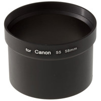 Adorama Metal 58mm Conversion Lens Adapter for the Canon Powershot S2, S3 and S5 Digital Cameras.
