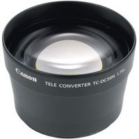 Canon TC-DC58N, 1.75x Tele Conversion Lens for the Powershot G3, G5, G6, A610, A620, A700 A720 Digital Cameras.