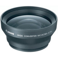 Canon WC-DC58A, 0.75x Wide Angle Conversion Lens for the Powershot S2 IS, S3 IS and S5 IS Digital Cameras.