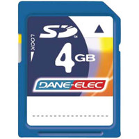 Dane-Elec 4 GB Secure Digital (SDHC) Memory Card