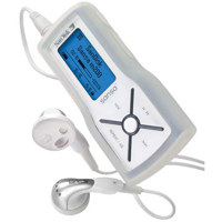 SanDisk Sansa m200 Series White (Clear) Silicone MP3 Carrying Case