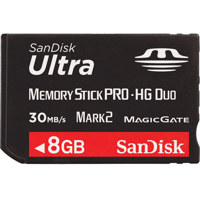SanDisk 8GB Memory Stick Pro Duo Ultra PRO-HG Duo