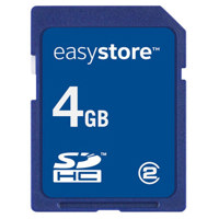 EasyStore Memory Secure Digital High Capacity, SDHC, 4 GB Memory Card