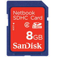 SanDisk 8GB Netbook SDHC Memory Card