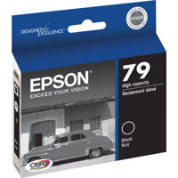 Epson #79 Black Ink Cartridge for the Stylus Wide Format 1400 Photo Printer