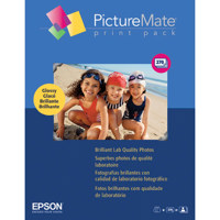 Epson Print Pack for the PictureMate Printer, Paper & Ink for 270 4" x 6" Glossy Prints.