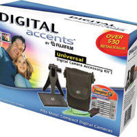 Fujifilm Digital Accessory Kit EC05 - with Soft Case, Memory Wallet, Mini Tripod, LCD Cleaning Cloth & 4 AA Batteries