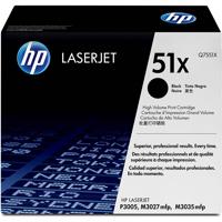 Hewlett Packard Q7551X Black print cartridge for hp laserjet p3005 m3035 mfp