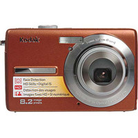 Kodak EasyShare M863 Digital Camera, 8.2 Megapixel, 3x Optical, 5x Digital Zoom, 2.7" LCD Screen, Copper