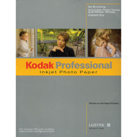 Kodak Professional Photo Lustre Resin Coated Inkjet Paper, 9 mil., 255 g/m2., 8.5" x 11", 20 Sheets