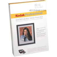 Kodak Ektatherm 1400 Print Kit, 8.5" x 12" Glossy Pack, 50 Sheets with Ribbon, for 1400 Thermal Dye-Sub Photo Printer
