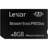 Lexar 8 GB Platinum II Memory Stick Professional Duo Memory Card $14.95
