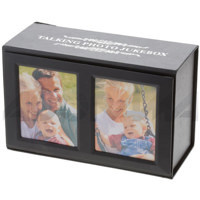 Media Street eMotion Talking Photo Jukebox Holds 72 Photos, Black