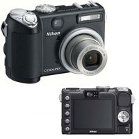 Nikon Coolpix P5000 Digital Camera, 10 Megapixel, 3.5x Optical Zoom, 4x Digital Zoom, 2.5" LCD Display