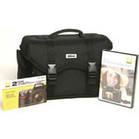 Nikon D200 / D300 Digital SLR Accessory Kit, with Extended 2 Year Camera Warranty, Nikon Gadget Bag & Nikon DVD "Understanding Digital Photography with Nikon SLRs"