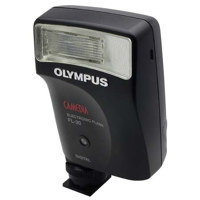 Olympus FL-20, Compact Flash for Digital Cameras, Guide Number 65 ft., ISO 100.
