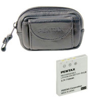 Pentax Accessory Starter Kit for Optio S4i Digital Still Camera with Battery & Case.