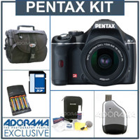 Pentax K-x Digital SLR Black Camera /Lens Kit