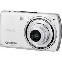 Pentax Optio E80 10MP Digital Camera With 3x Optical Zoom $99.00